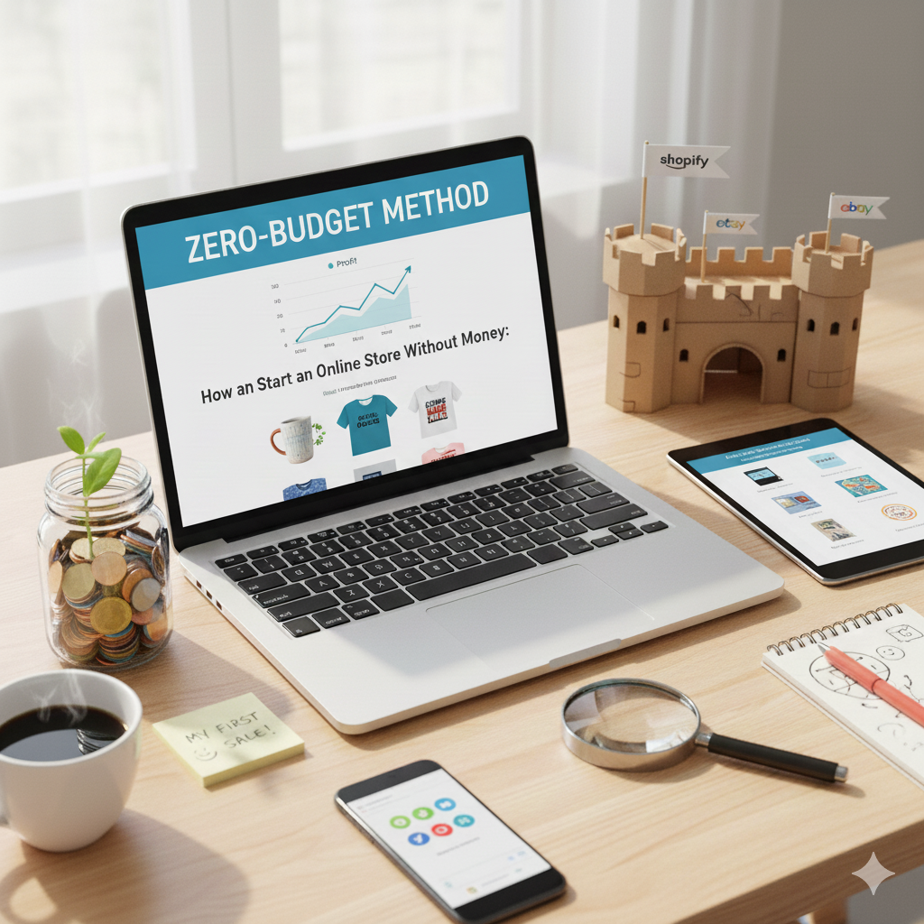 start an online store without money